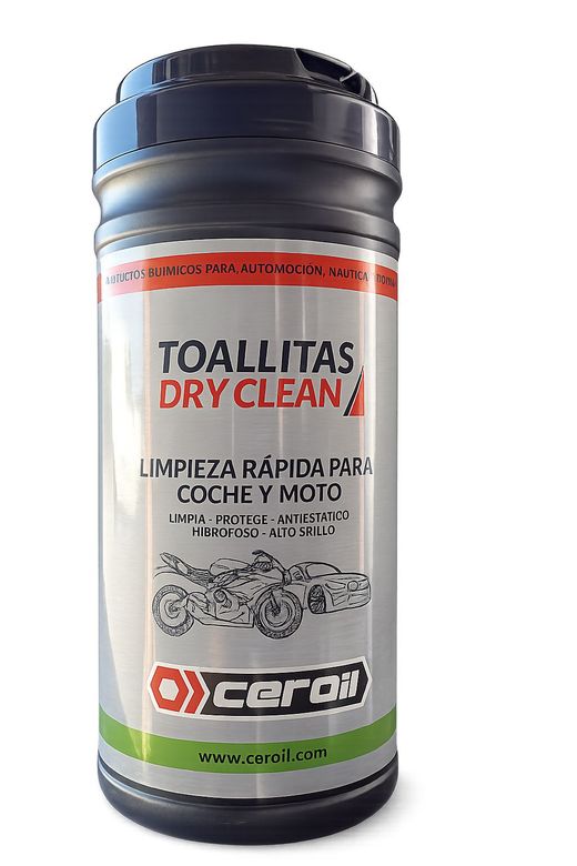 Toallitas húmedas CEROIL Dry Clean